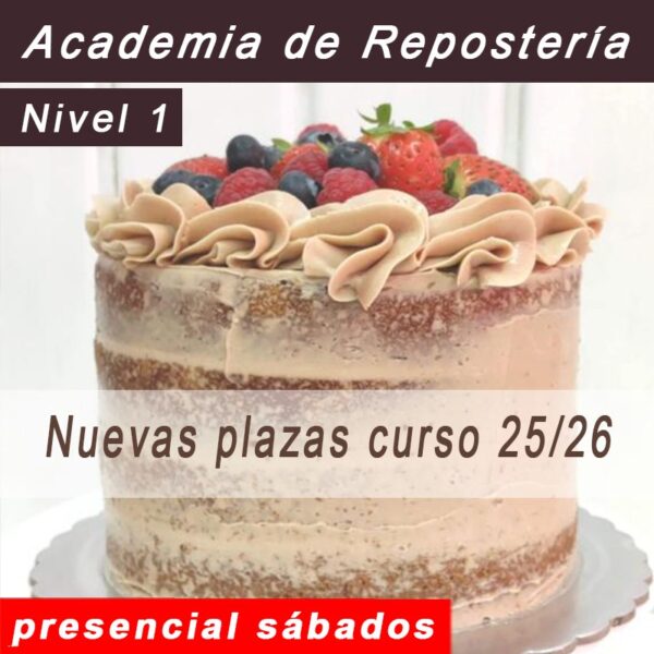 Matrícula Academia de Repostería Presencial