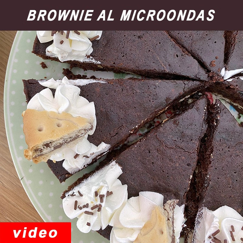 BROWNIE AL MICROONDAS Repostería de Madrid