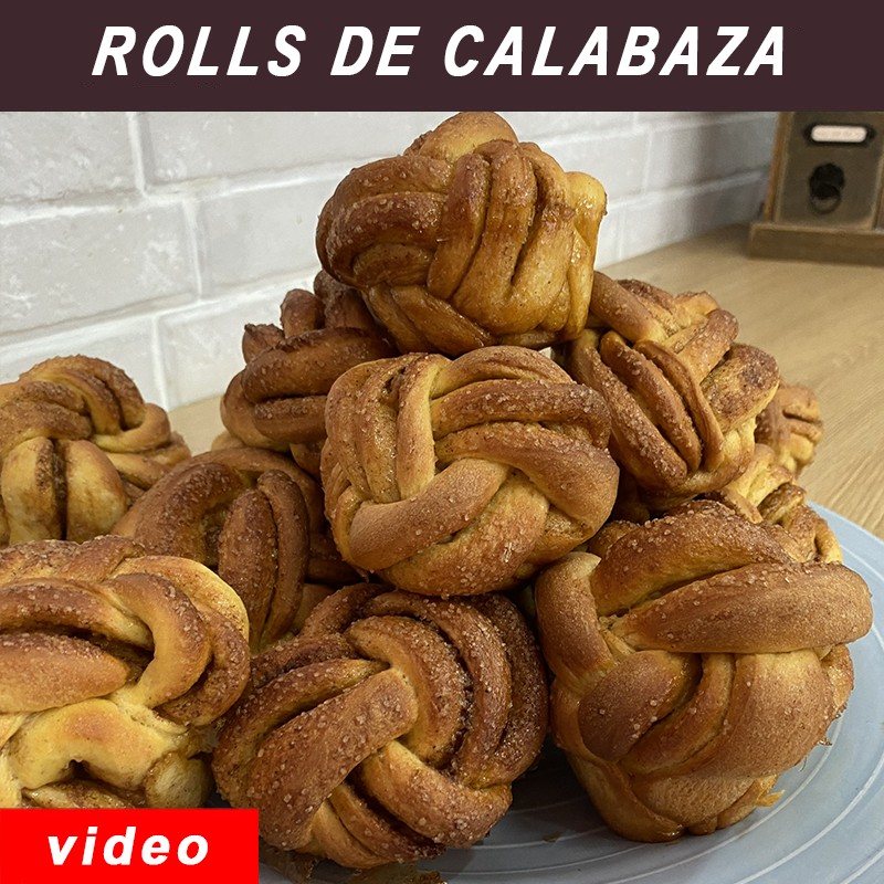 ROLLS DE CALABAZA Repostería de Madrid