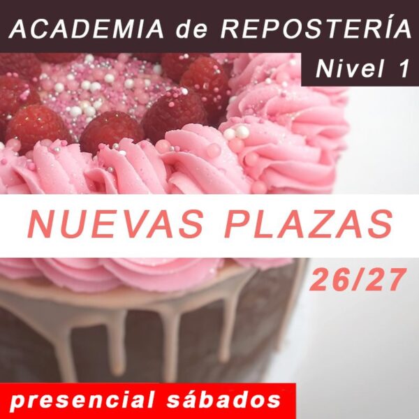 Matrícula Academia de Repostería Presencial